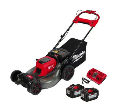 M18 Fuel Brushless Cordless 21 in. Walk Behind Dual Battery Self-Propelled Mower w/(2) 12.0Ah Battery and Rapid Charger